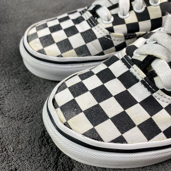 Vans Checkerboard Lace Up Sneakers Check Design Women's Size 6 Kids 4.5 - Picture 4 of 13